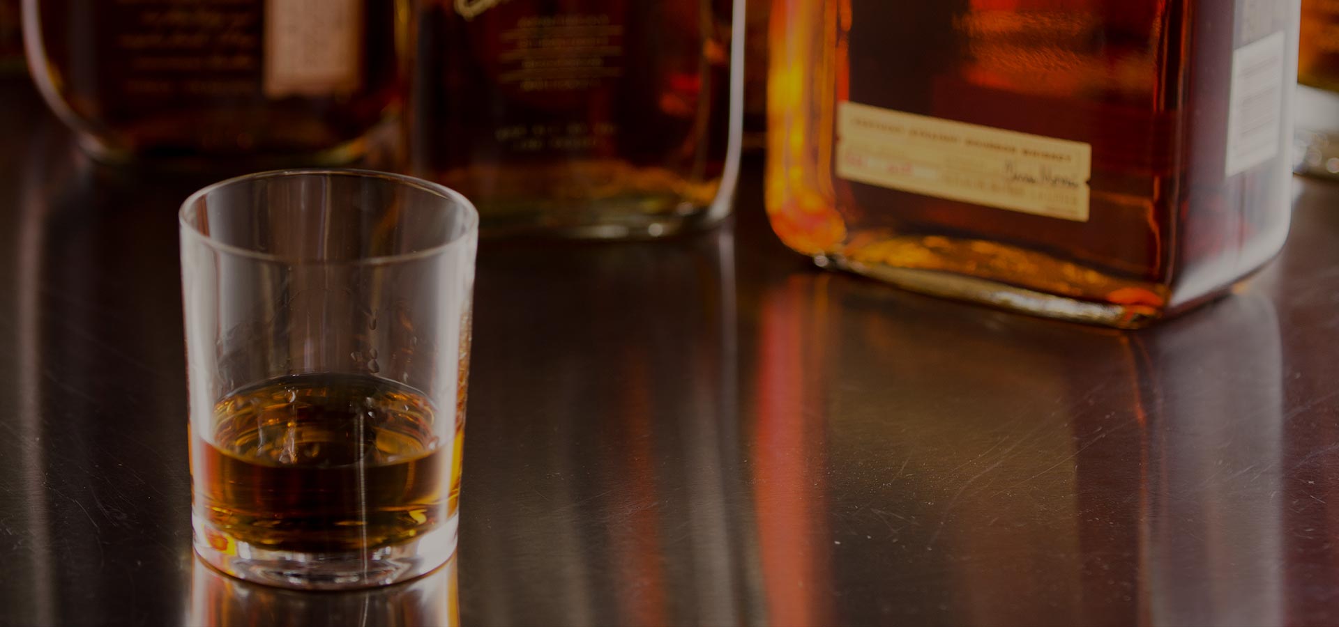 Liquor selection at Ely's bar